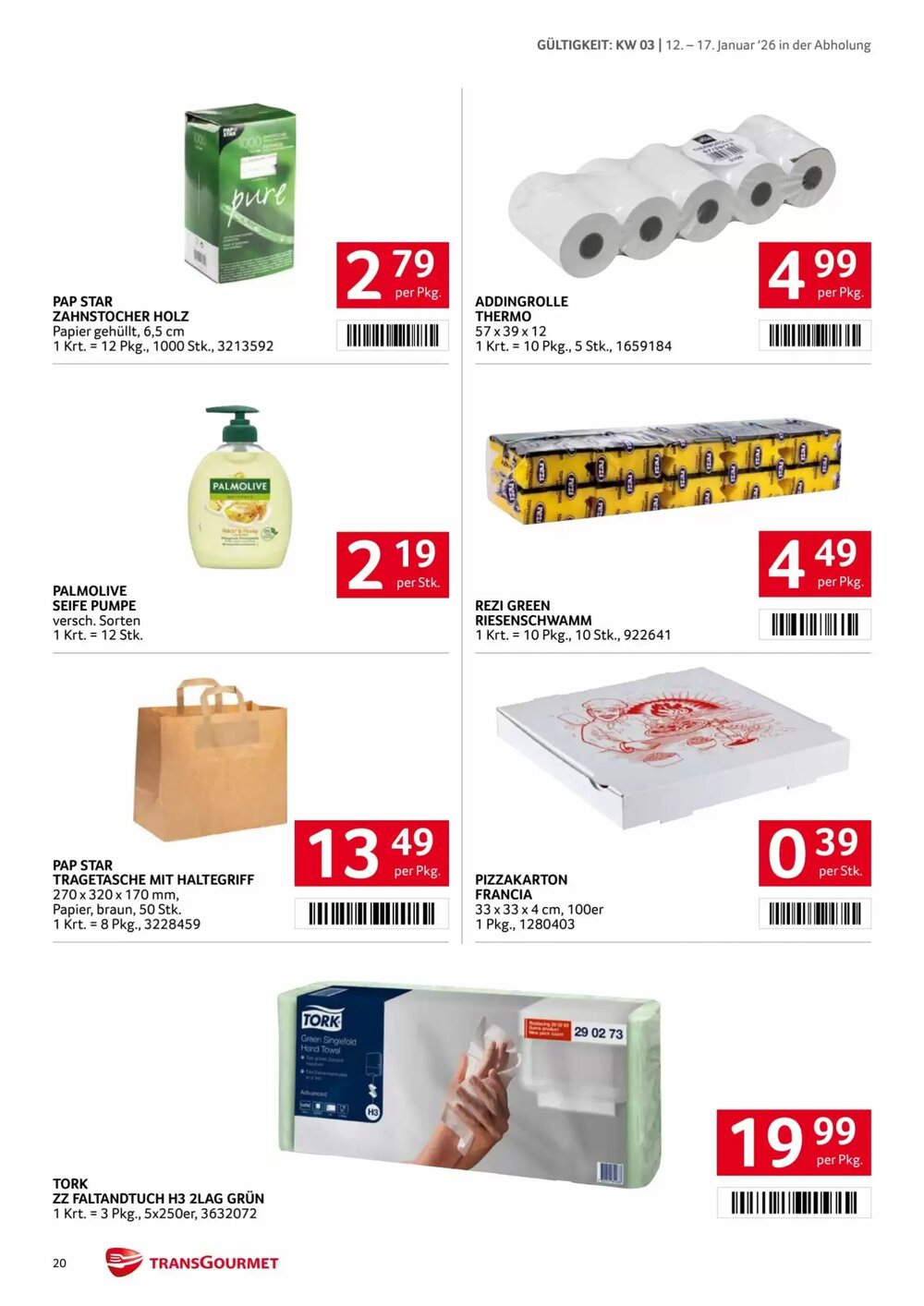 Transgourmet Flugblatt (ab 12.01.2026) - Angebote und Prospekt - Seite 19