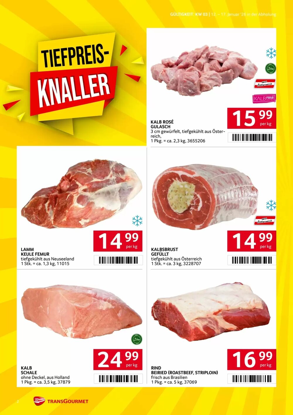 Transgourmet Flugblatt (ab 12.01.2026) - Angebote und Prospekt - Seite 2