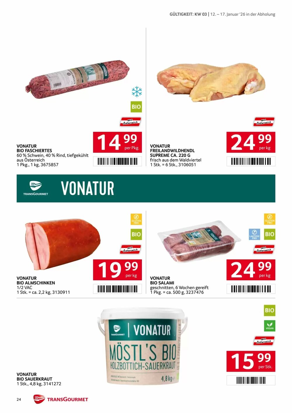 Transgourmet Flugblatt (ab 12.01.2026) - Angebote und Prospekt - Seite 21
