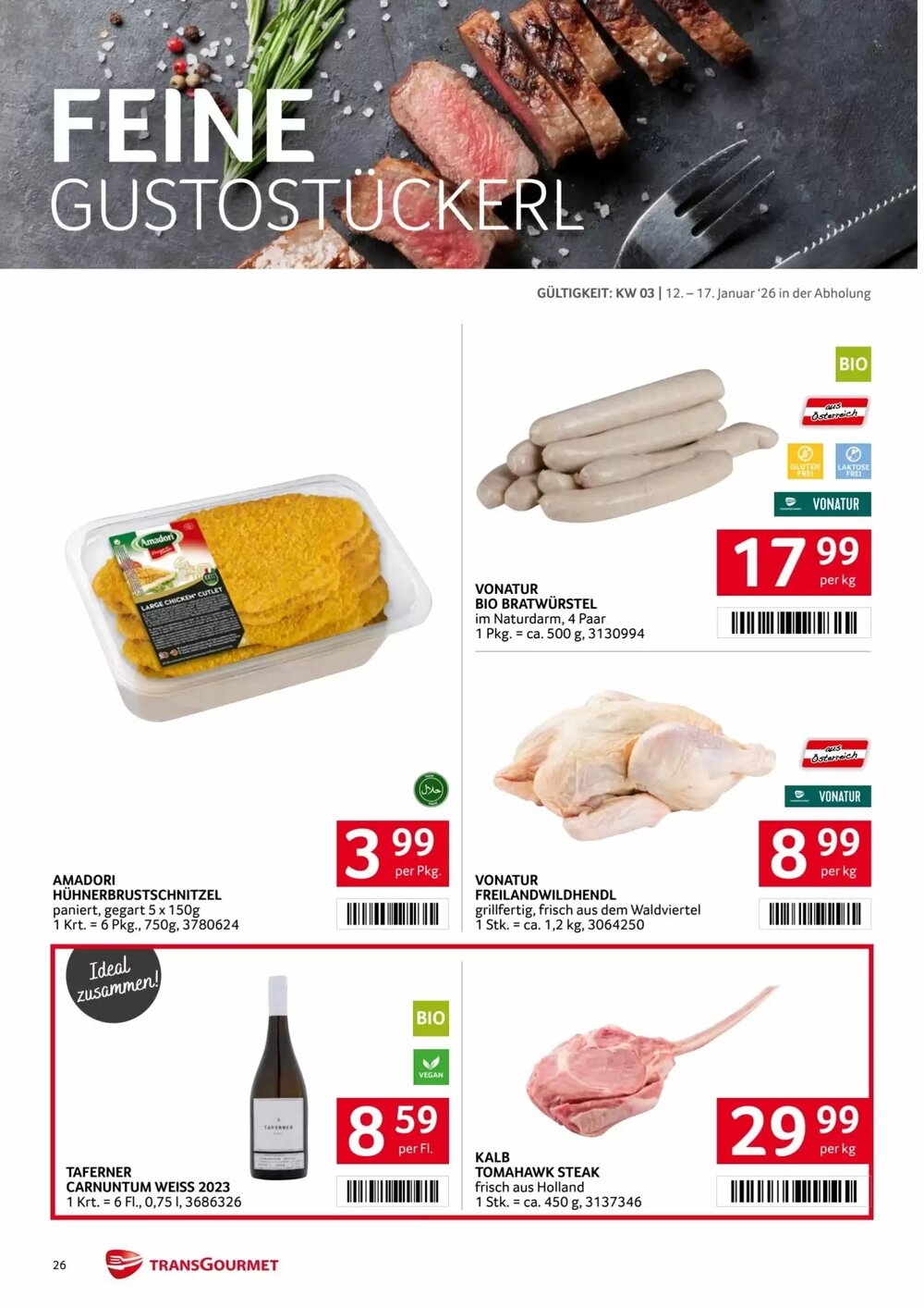 Transgourmet Flugblatt (ab 12.01.2026) - Angebote und Prospekt - Seite 23