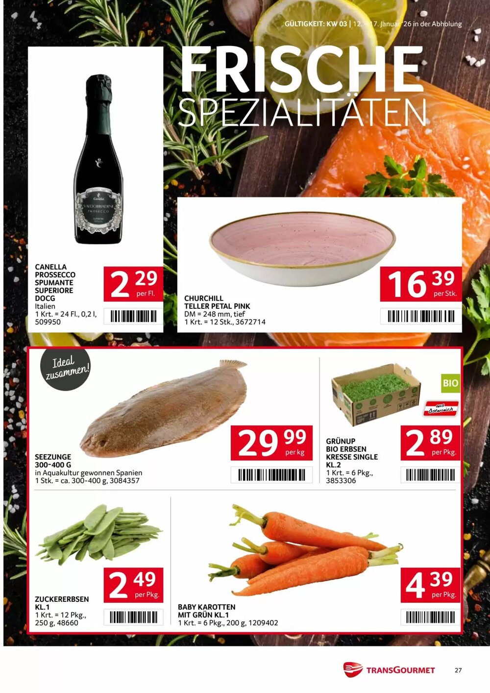 Transgourmet Flugblatt (ab 12.01.2026) - Angebote und Prospekt - Seite 24