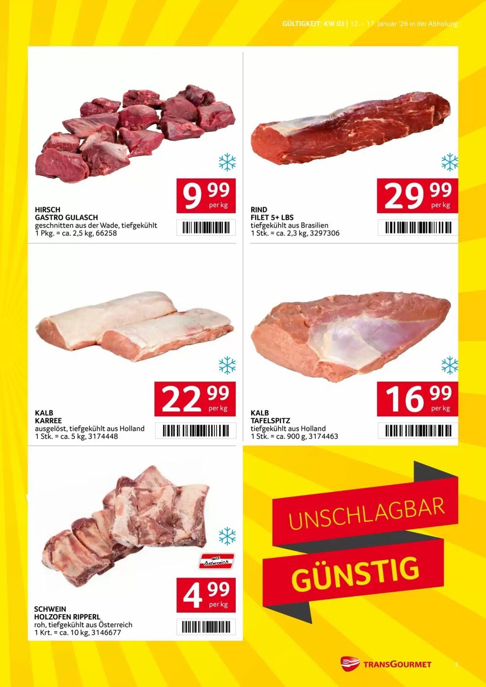Transgourmet Flugblatt (ab 12.01.2026) - Angebote und Prospekt - Seite 3