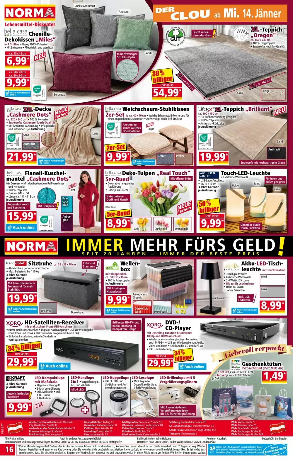Norma Flugblatt (ab 12.01.2026) - Angebote und Prospekt - Seite 16