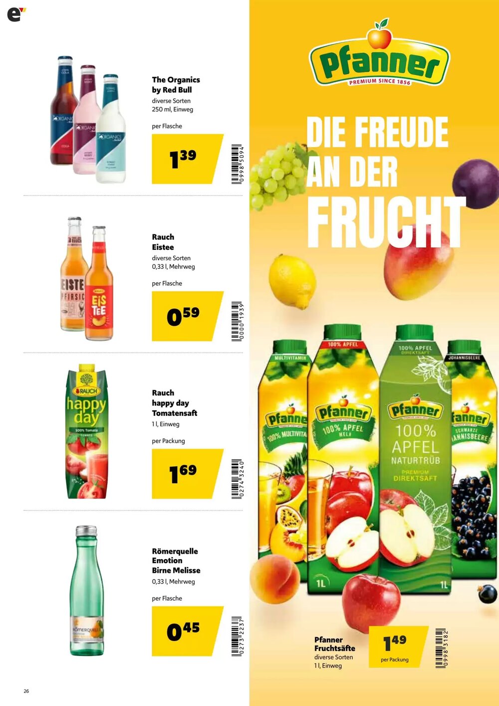 Eurogast Grissemann Flugblatt (ab 12.01.2026) - Angebote und Prospekt - Seite 26