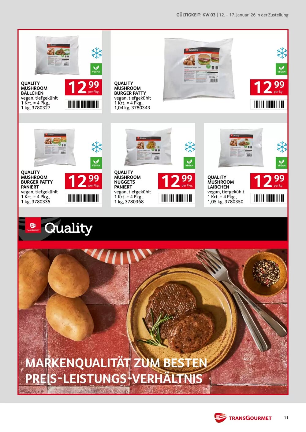 Transgourmet Flugblatt (ab 12.01.2026) - Angebote und Prospekt - Seite 11