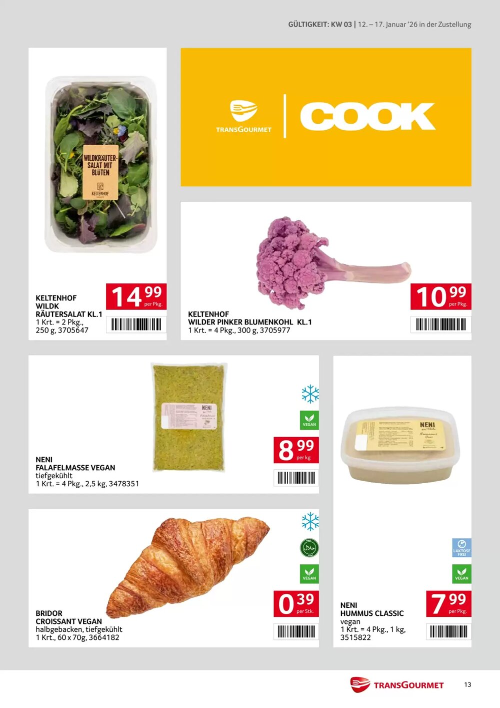Transgourmet Flugblatt (ab 12.01.2026) - Angebote und Prospekt - Seite 13
