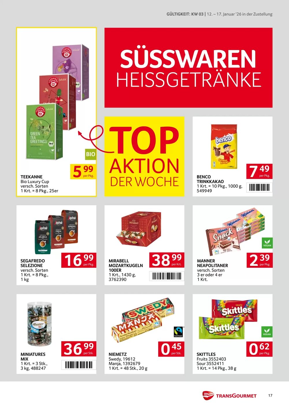 Transgourmet Flugblatt (ab 12.01.2026) - Angebote und Prospekt - Seite 17