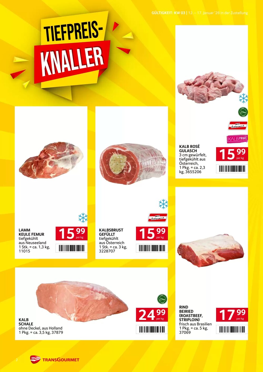 Transgourmet Flugblatt (ab 12.01.2026) - Angebote und Prospekt - Seite 2