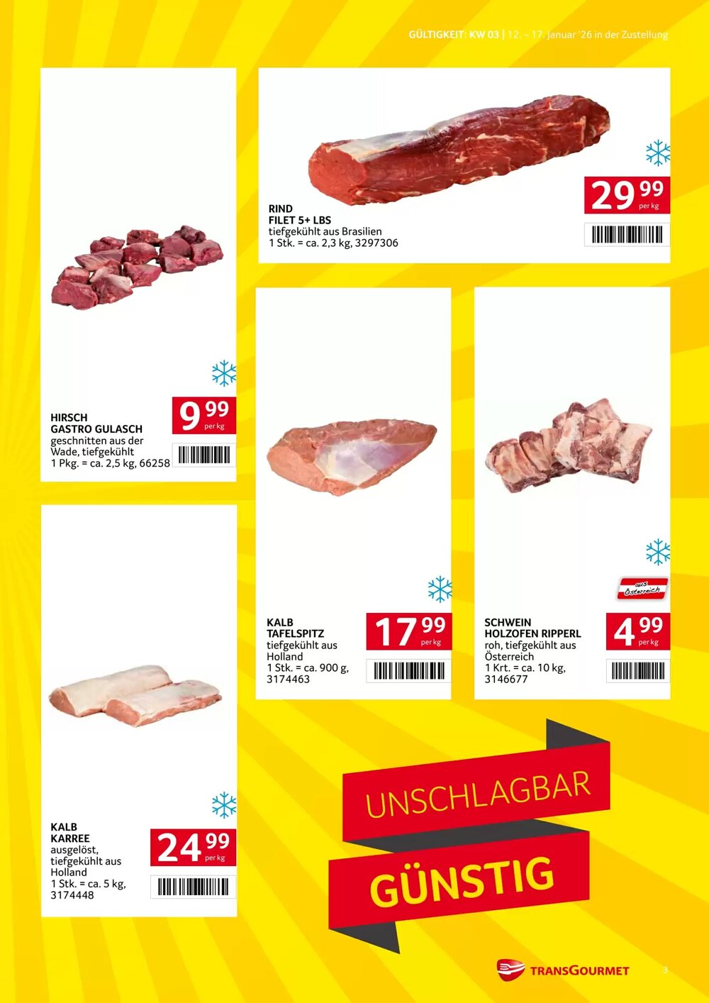 Transgourmet Flugblatt (ab 12.01.2026) - Angebote und Prospekt - Seite 3