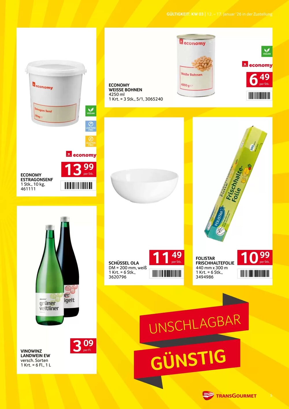 Transgourmet Flugblatt (ab 12.01.2026) - Angebote und Prospekt - Seite 5