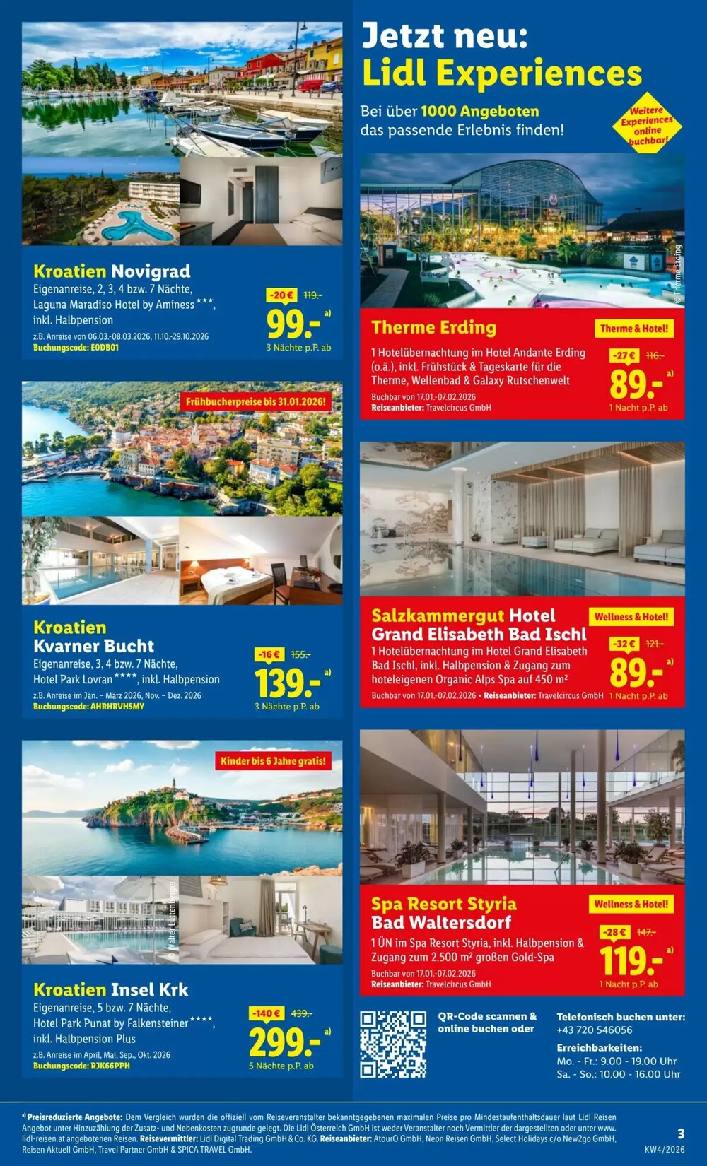 Lidl Reisen Flugblatt (ab 12.01.2026) - Angebote und Prospekt - Seite 3