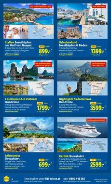 Lidl Reisen Flugblatt (ab 12.01.2026) - Angebote und Prospekt - Seite 4