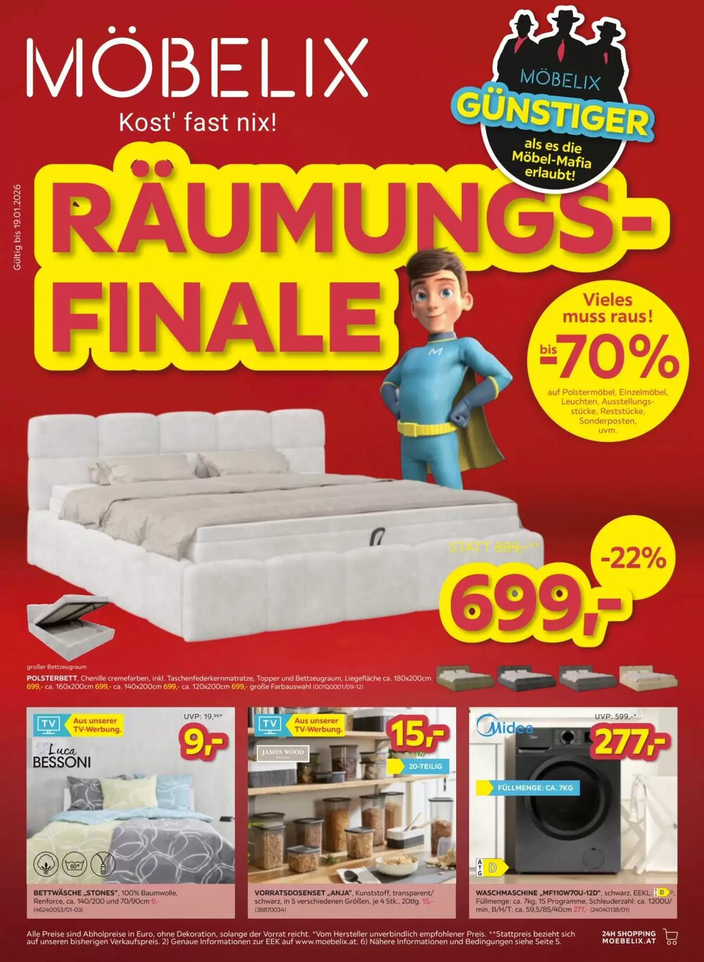 Möbelix Flugblatt (ab 13.01.2026) - Angebote und Prospekt - Seite 1