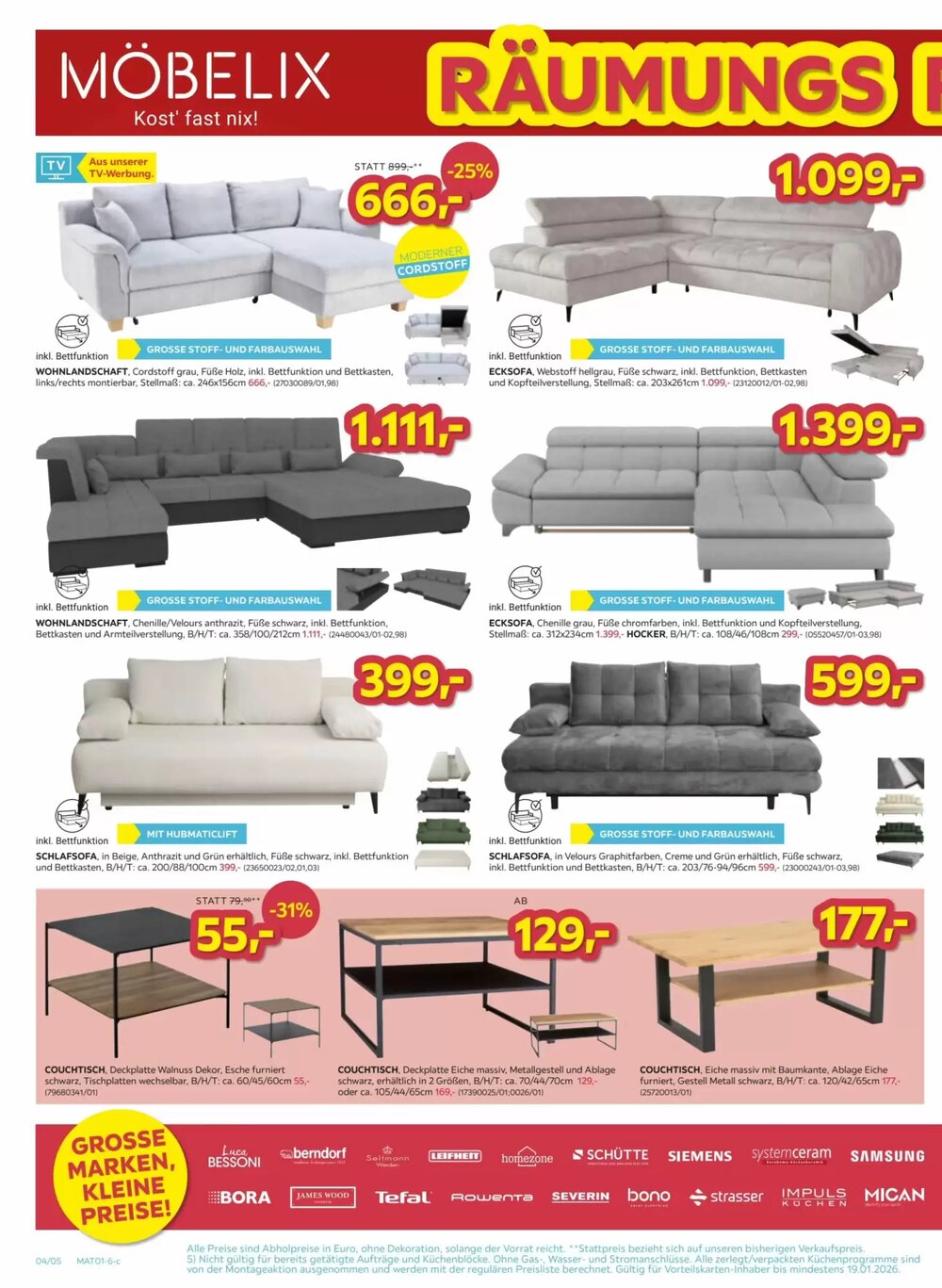 Möbelix Flugblatt (ab 13.01.2026) - Angebote und Prospekt - Seite 4