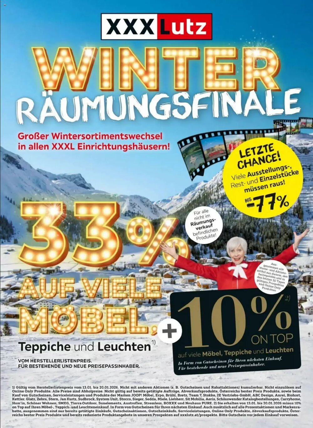 XXXLutz Flugblatt (ab 13.01.2026) - Angebote und Prospekt - Seite 1