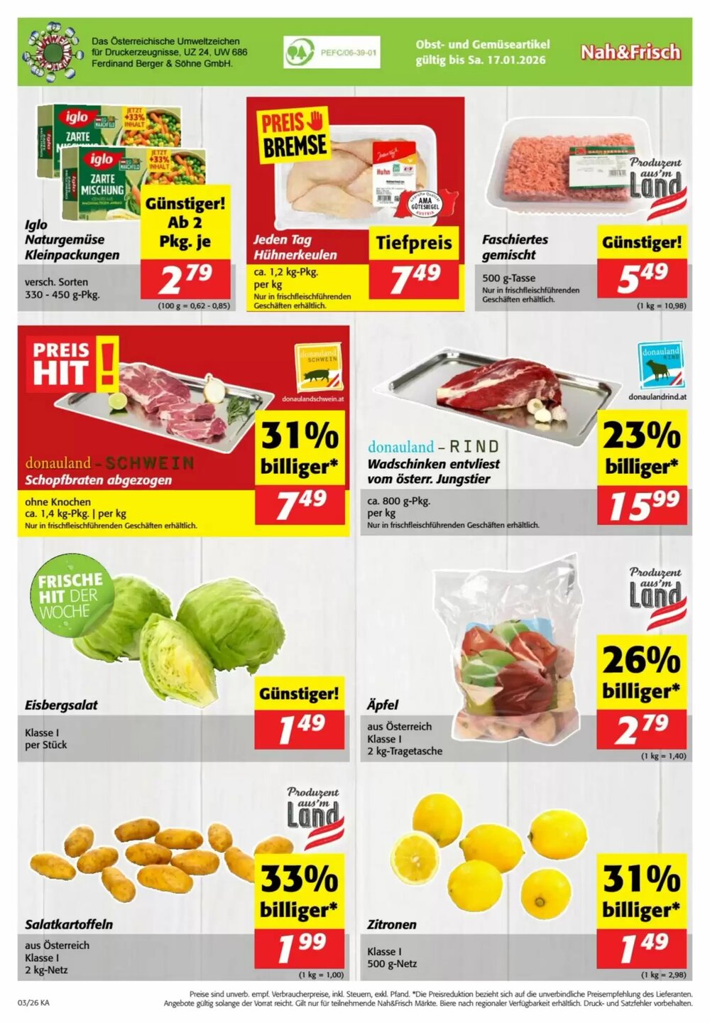 Nah&Frisch Flugblatt (ab 14.01.2026) - Angebote und Prospekt - Seite 8