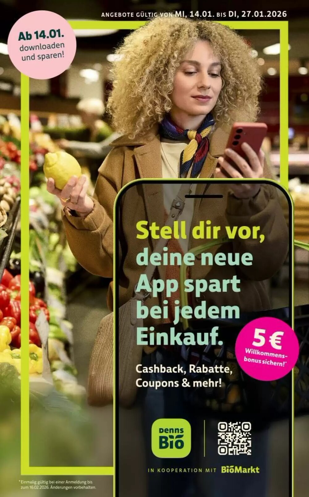Denn's Biomarkt Flugblatt (ab 14.01.2026) - Angebote und Prospekt - Seite 1