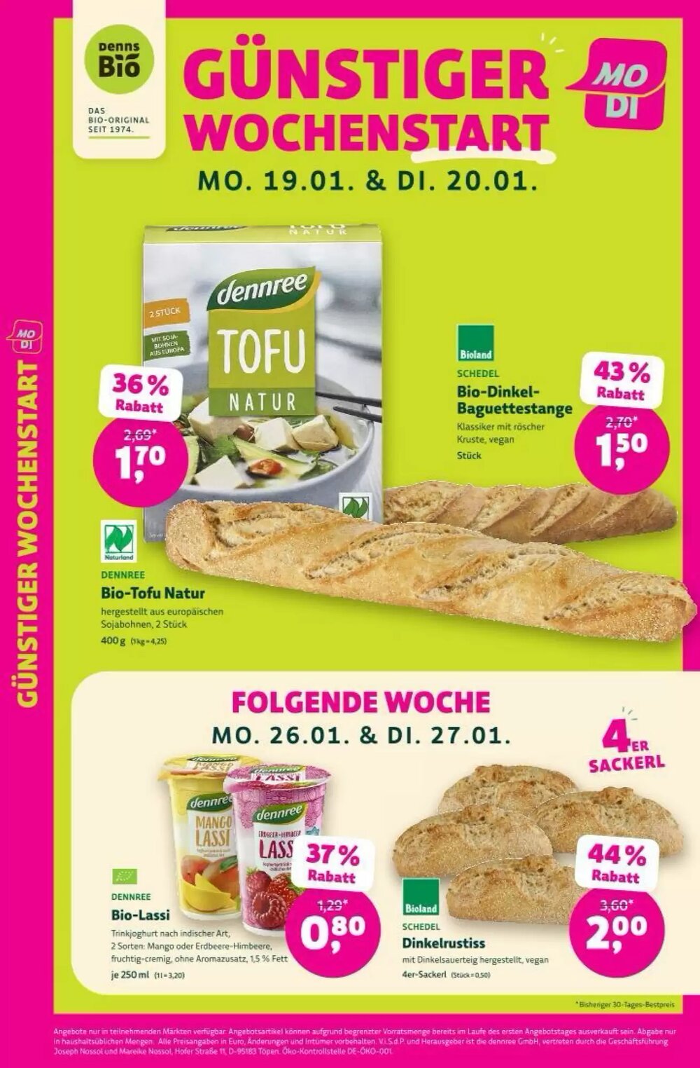 Denn's Biomarkt Flugblatt (ab 14.01.2026) - Angebote und Prospekt - Seite 18