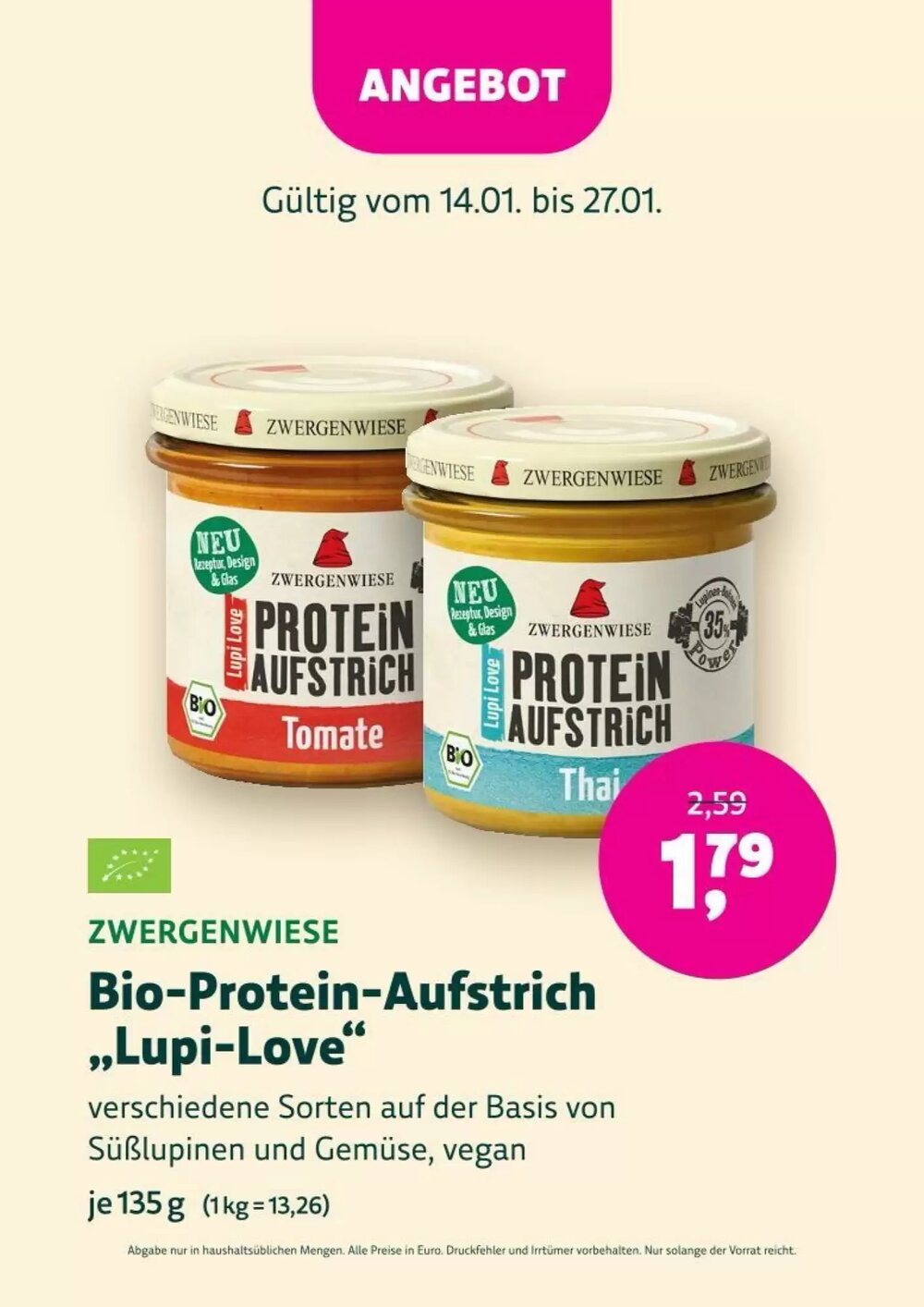 Denn's Biomarkt Flugblatt (ab 14.01.2026) - Angebote und Prospekt - Seite 45