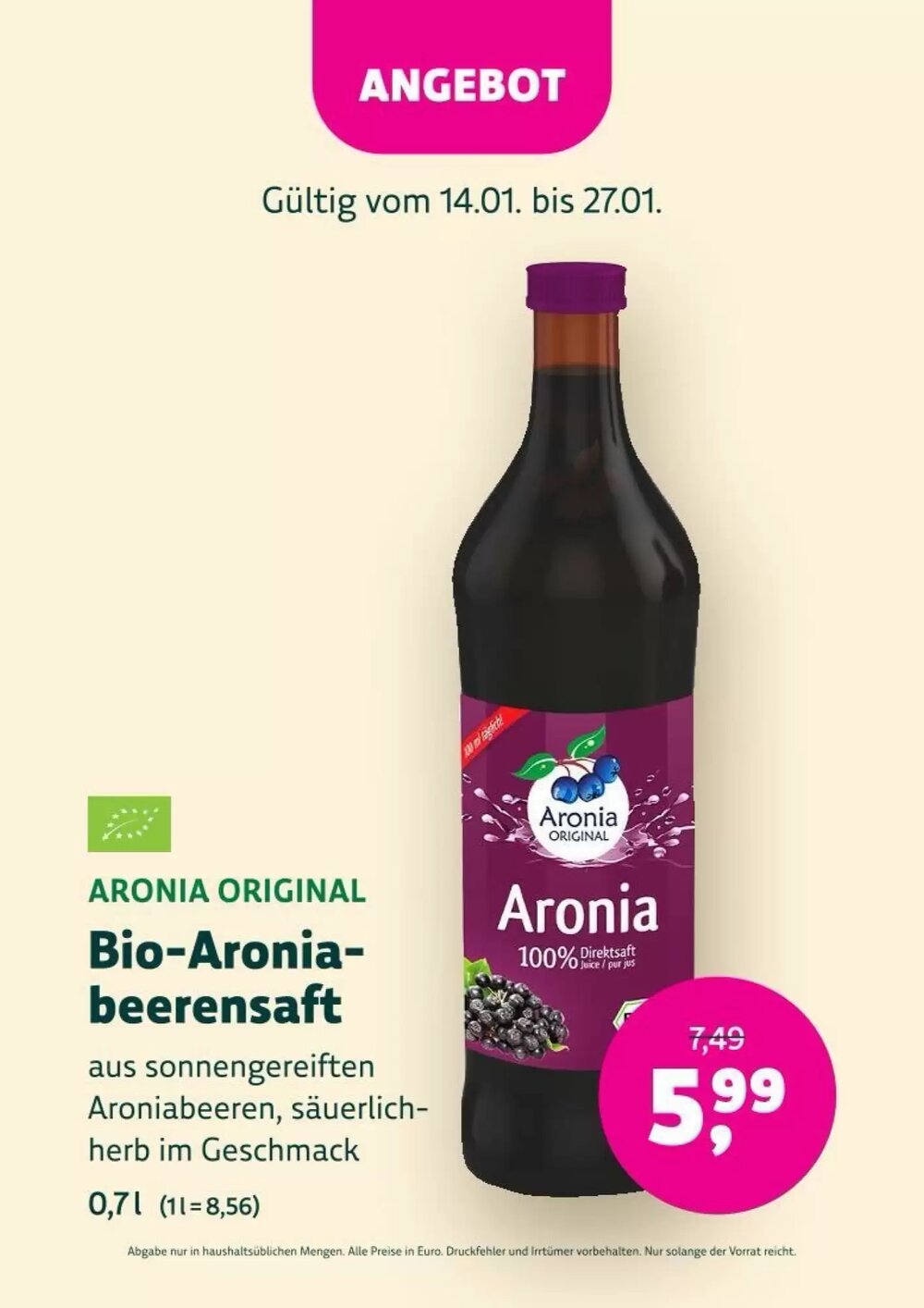 Denn's Biomarkt Flugblatt (ab 14.01.2026) - Angebote und Prospekt - Seite 63