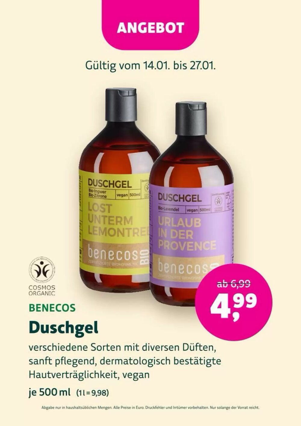 Denn's Biomarkt Flugblatt (ab 14.01.2026) - Angebote und Prospekt - Seite 68