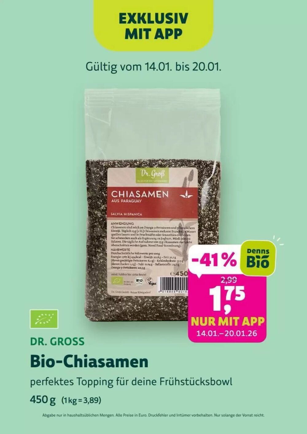 Denn's Biomarkt Flugblatt (ab 14.01.2026) - Angebote und Prospekt - Seite 81