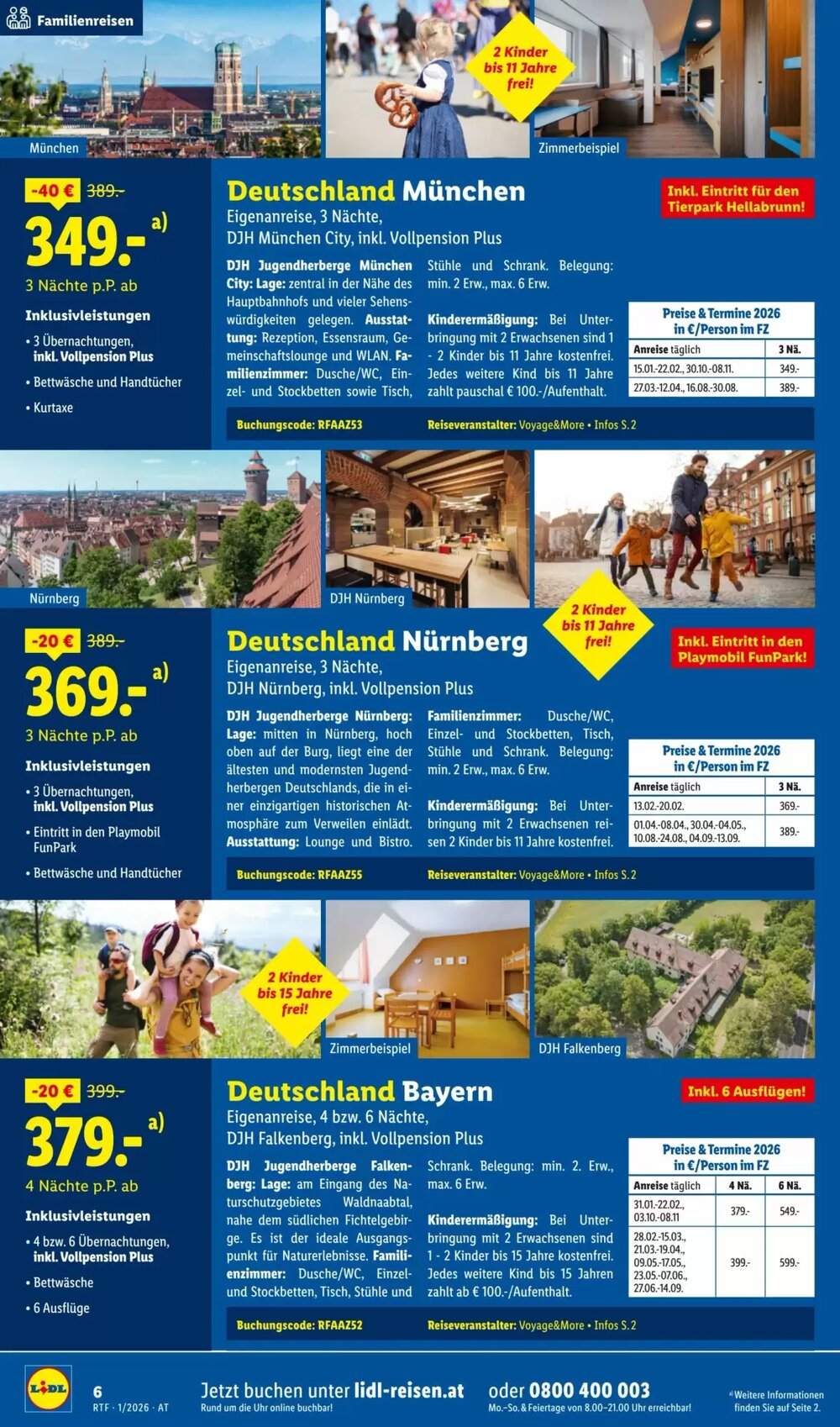 Lidl Reisen Flugblatt (ab 14.01.2026) - Angebote und Prospekt - Seite 6