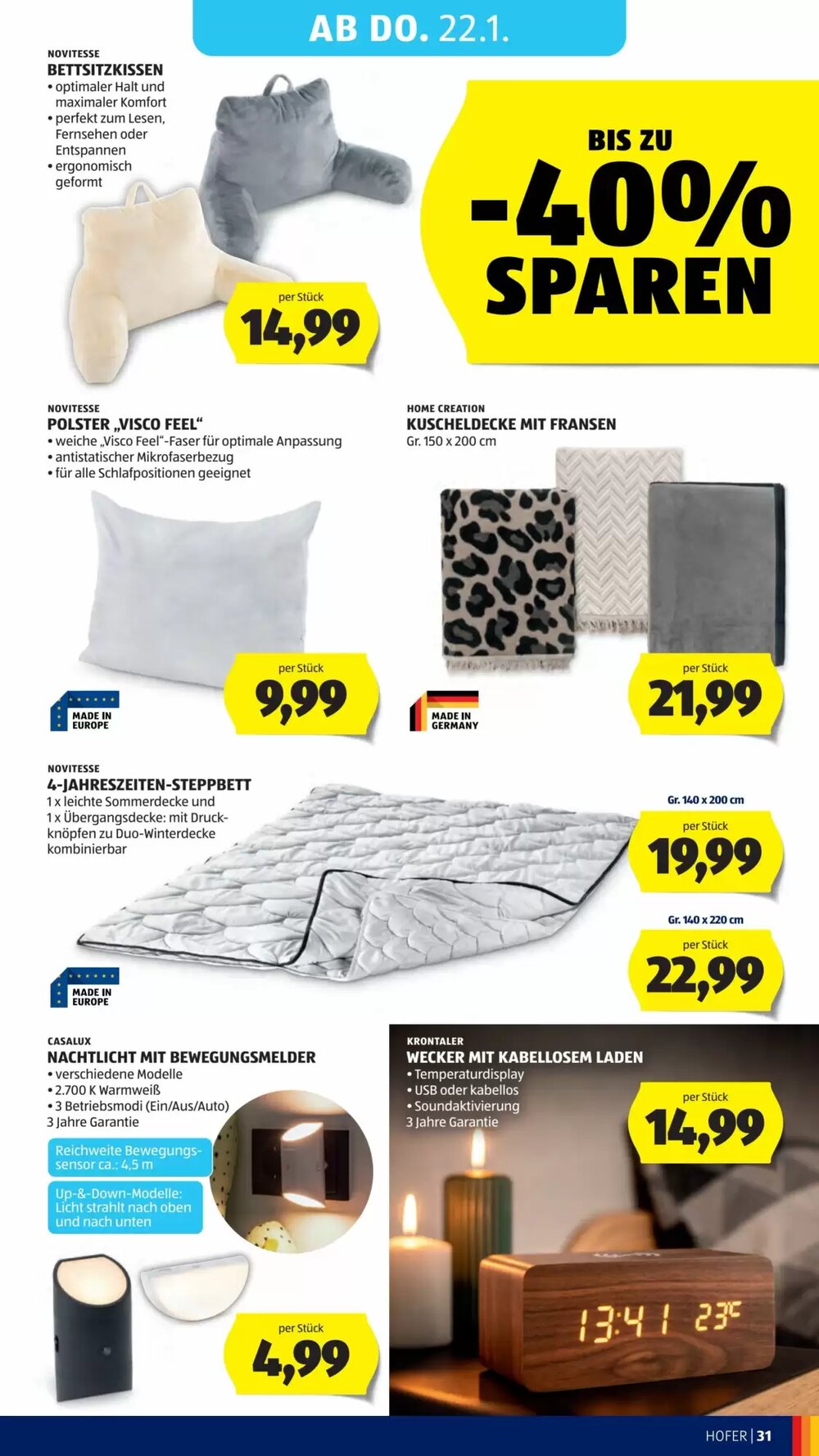 Hofer Flugblatt (ab 14.01.2026) - Angebote und Prospekt - Seite 35