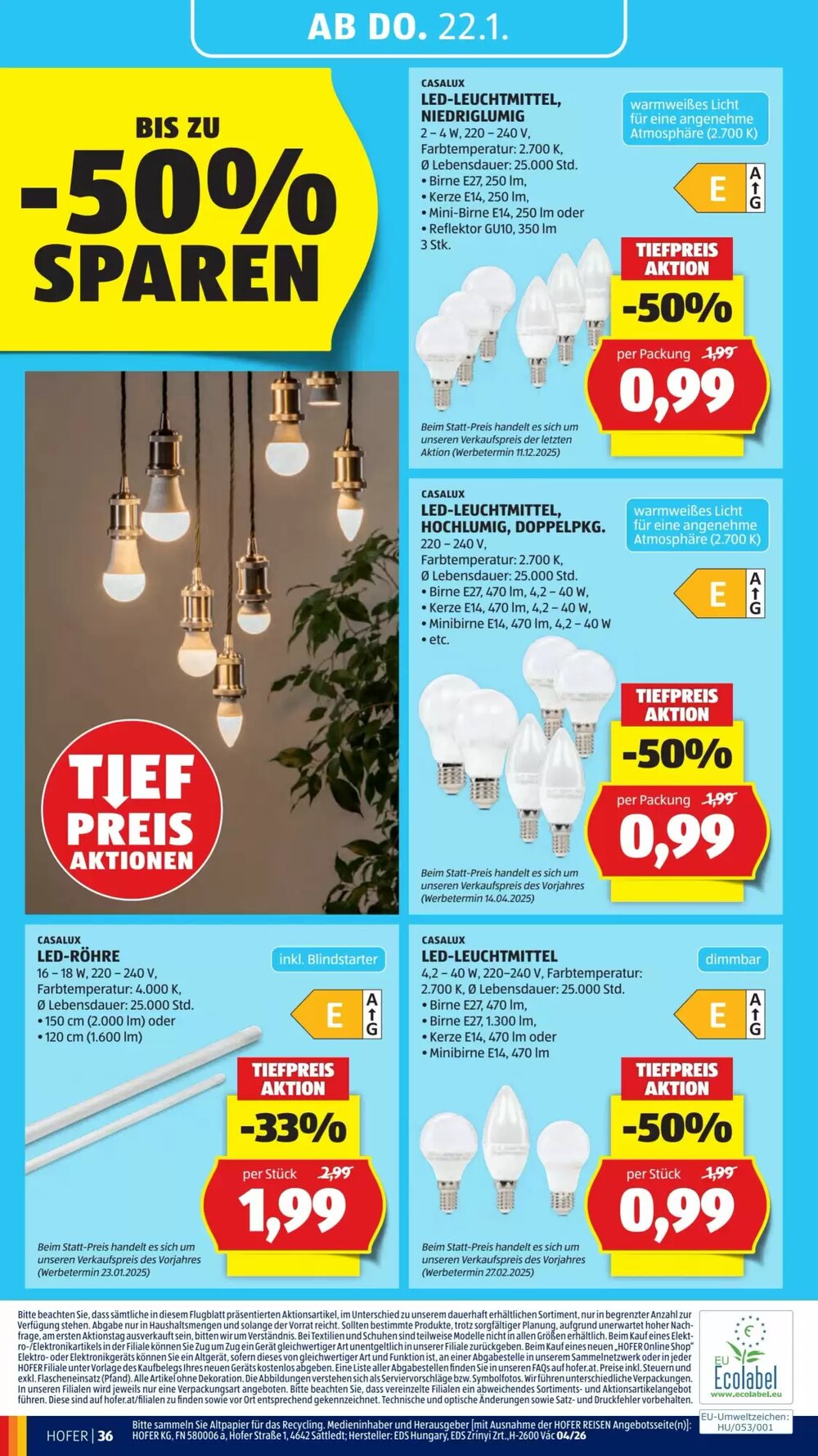 Hofer Flugblatt (ab 14.01.2026) - Angebote und Prospekt - Seite 40