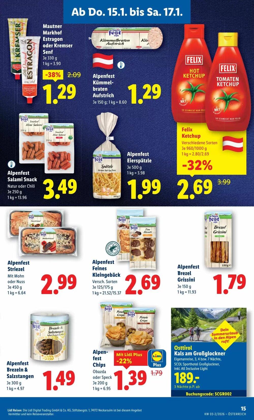 Lidl Flugblatt (ab 15.01.2026) - Angebote und Prospekt - Seite 19