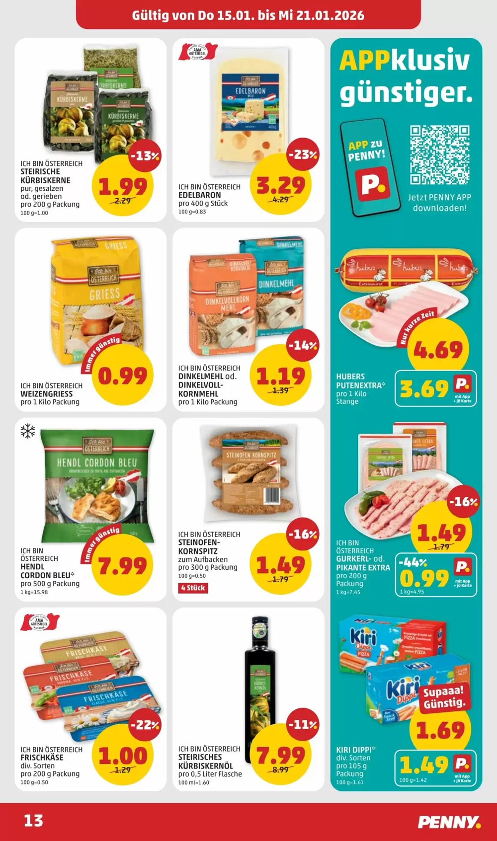 PENNY Flugblatt (ab 15.01.2026) - Angebote und Prospekt - Seite 13