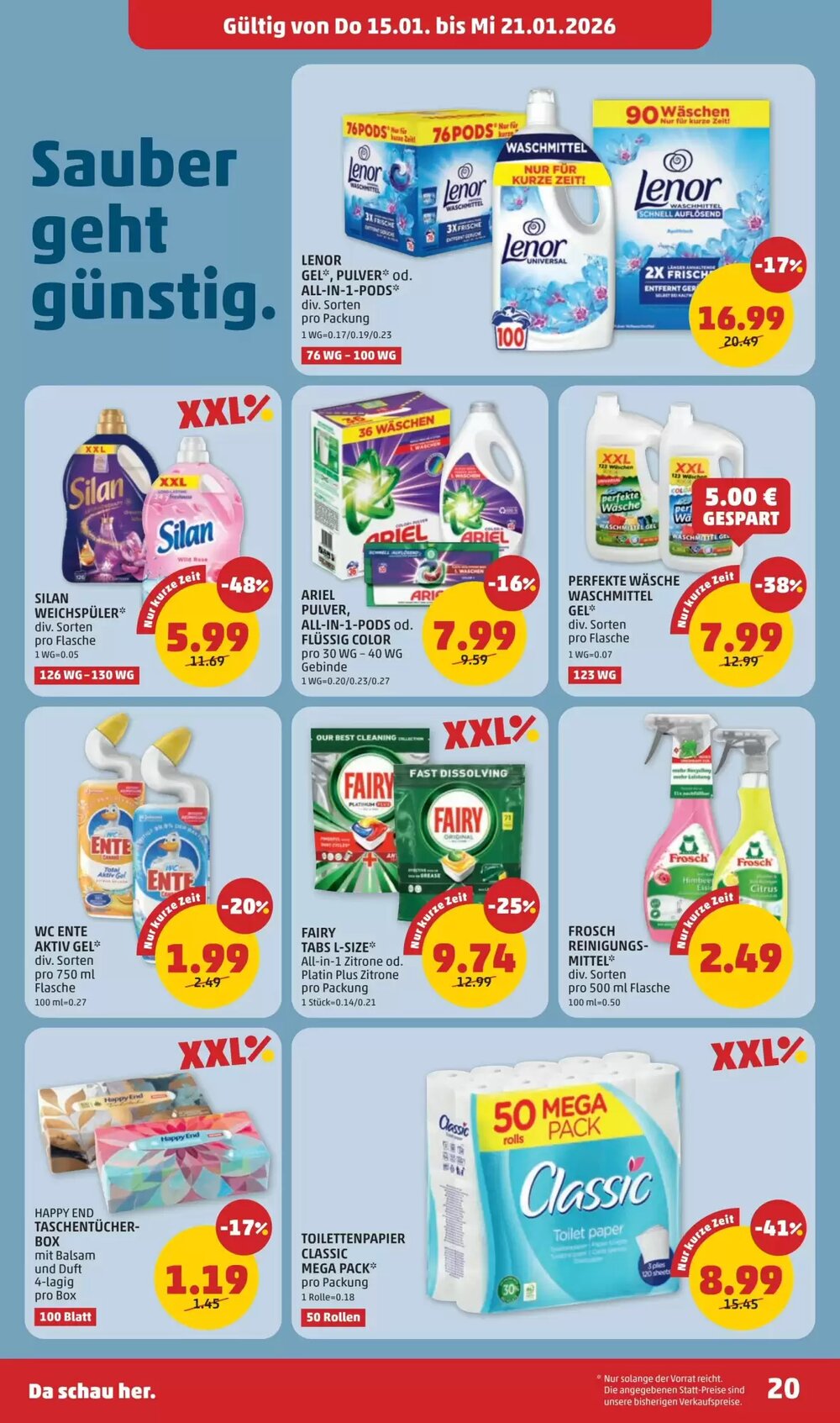 PENNY Flugblatt (ab 15.01.2026) - Angebote und Prospekt - Seite 20