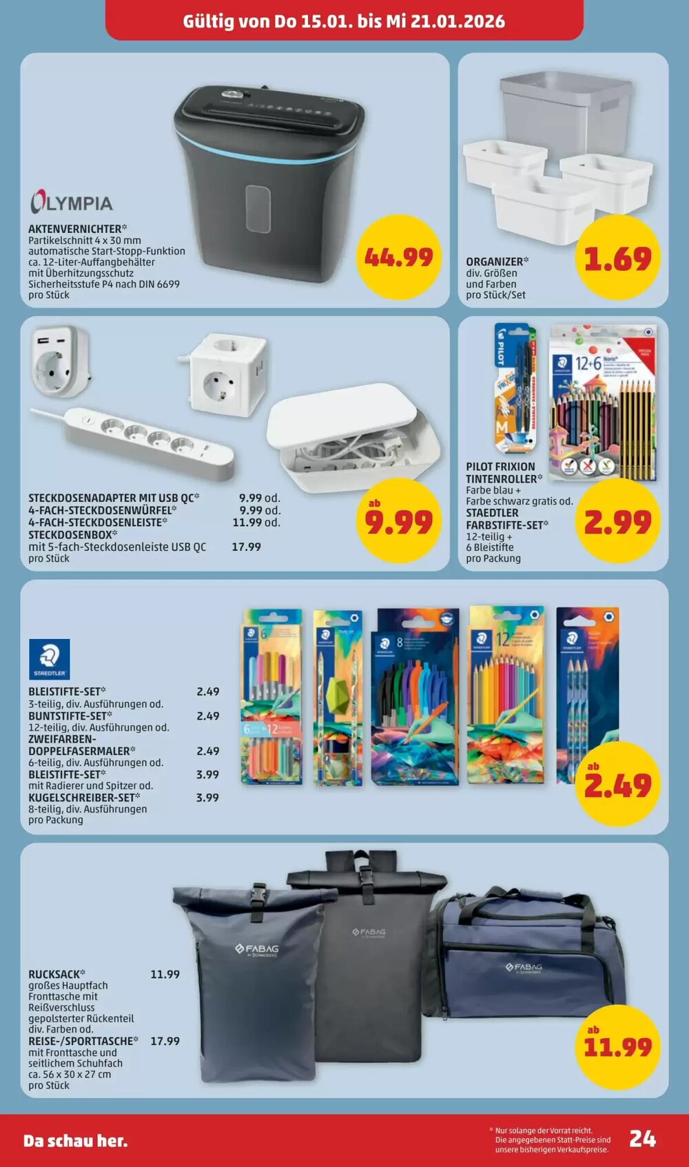 PENNY Flugblatt (ab 15.01.2026) - Angebote und Prospekt - Seite 24