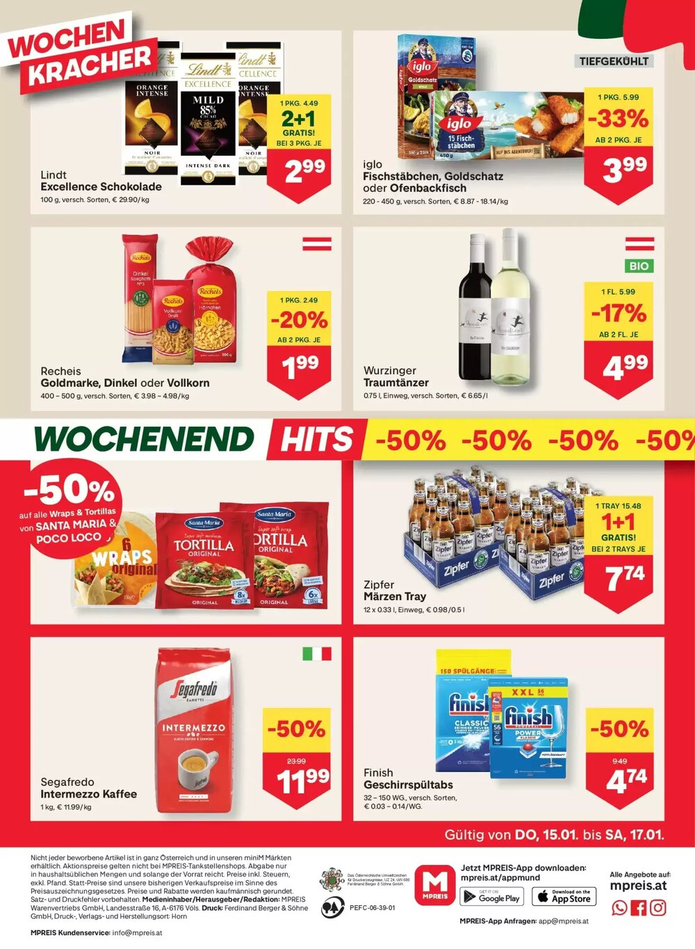 MPreis Flugblatt (ab 15.01.2026) - Angebote und Prospekt - Seite 12