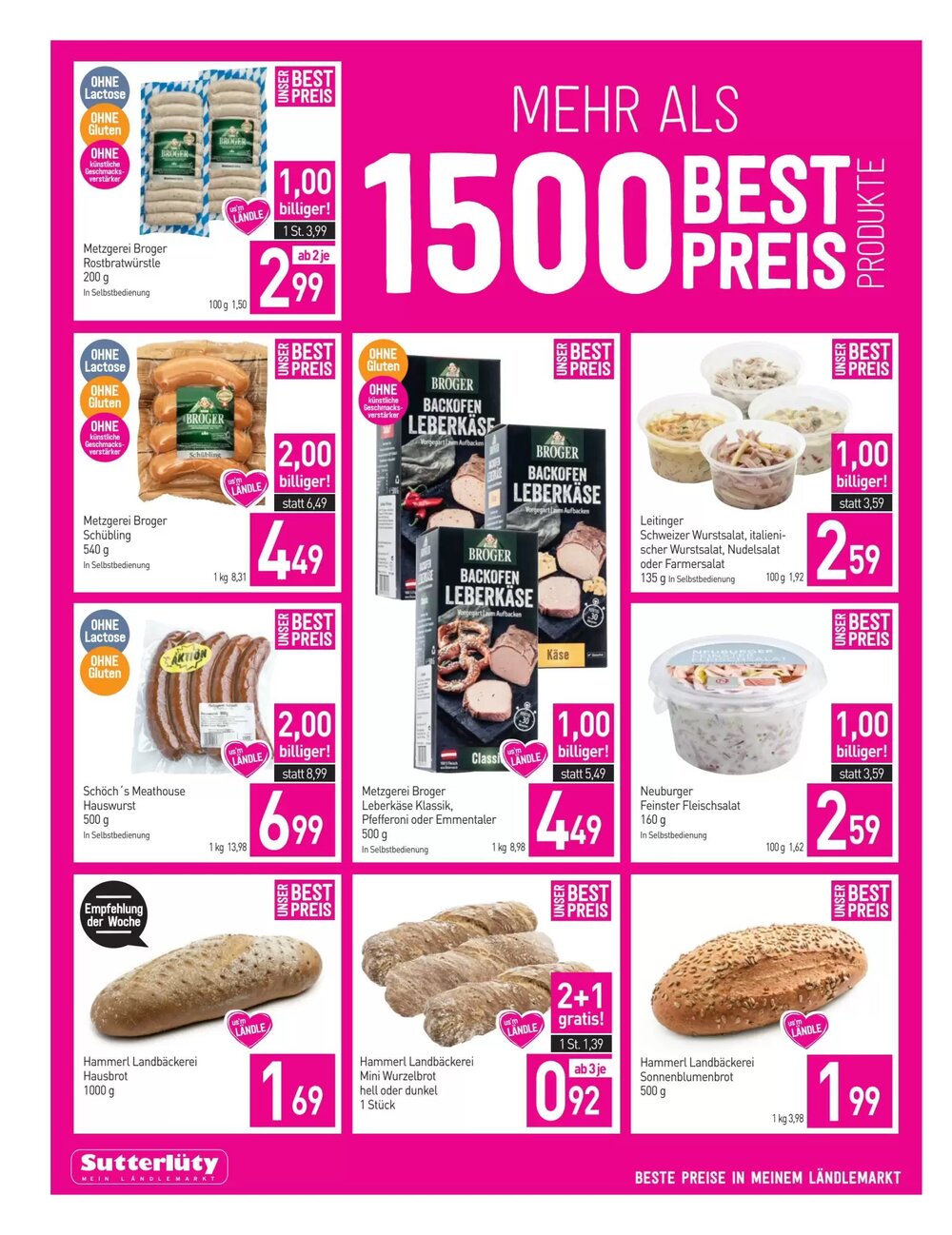 Sutterlüty Flugblatt (ab 15.01.2026) - Angebote und Prospekt - Seite 2
