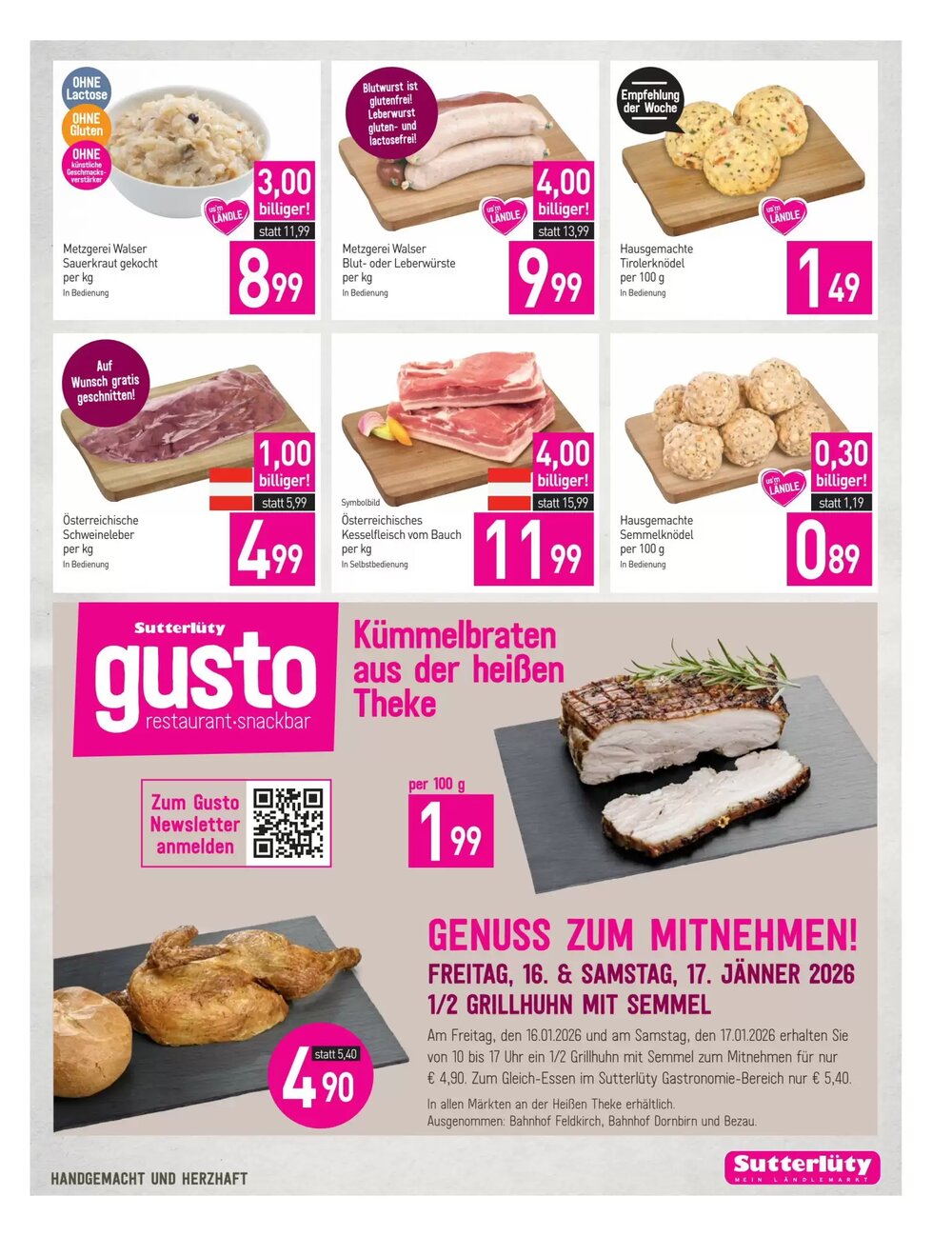 Sutterlüty Flugblatt (ab 15.01.2026) - Angebote und Prospekt - Seite 9