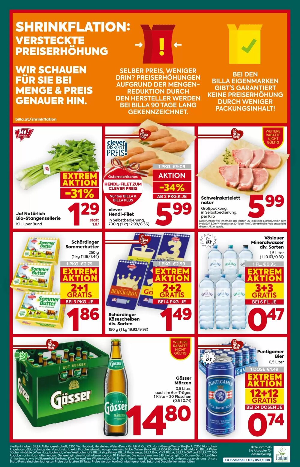 Billa Flugblatt (ab 15.01.2026) - Angebote und Prospekt - Seite 20