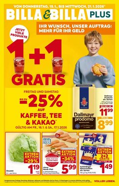 Billa Flugblatt (ab 15.01.2026) - Angebote und Prospekt