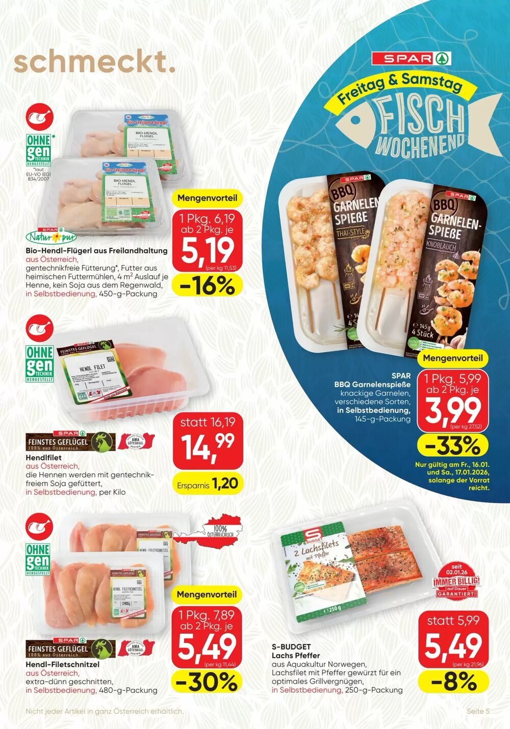 SPAR Gourmet Flugblatt (ab 15.01.2026) - Angebote und Prospekt - Seite 5