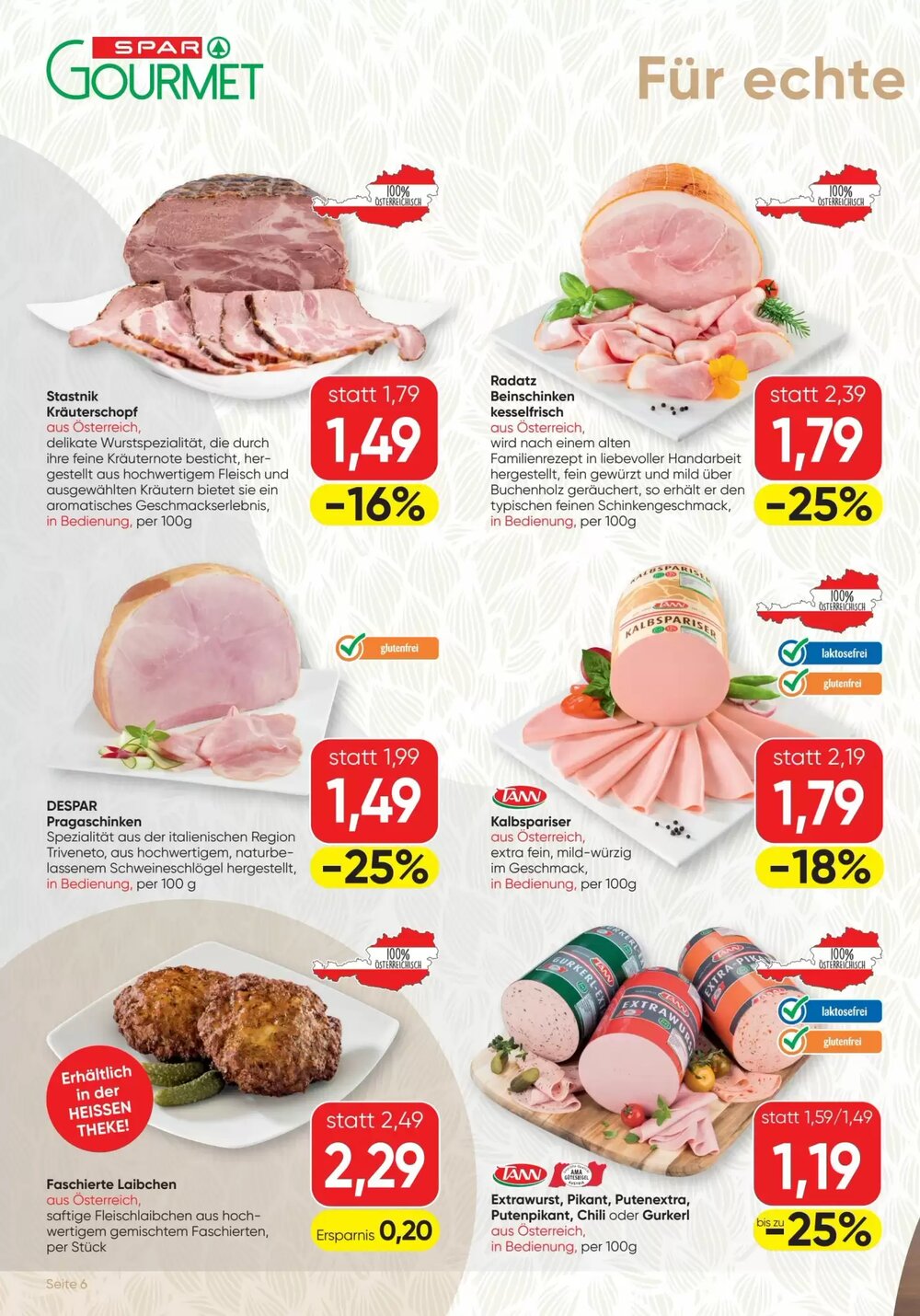 SPAR Gourmet Flugblatt (ab 15.01.2026) - Angebote und Prospekt - Seite 6