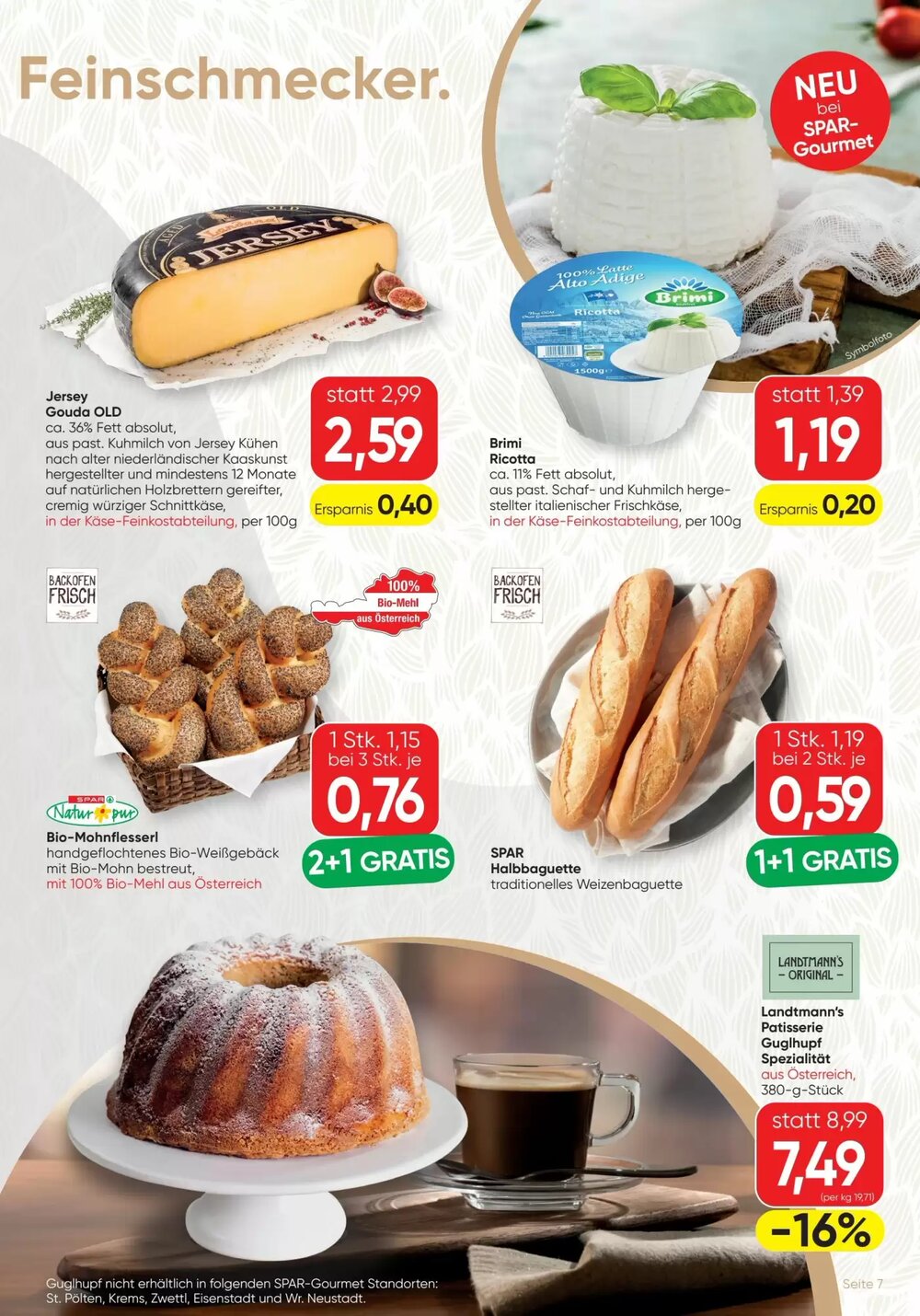 SPAR Gourmet Flugblatt (ab 15.01.2026) - Angebote und Prospekt - Seite 7