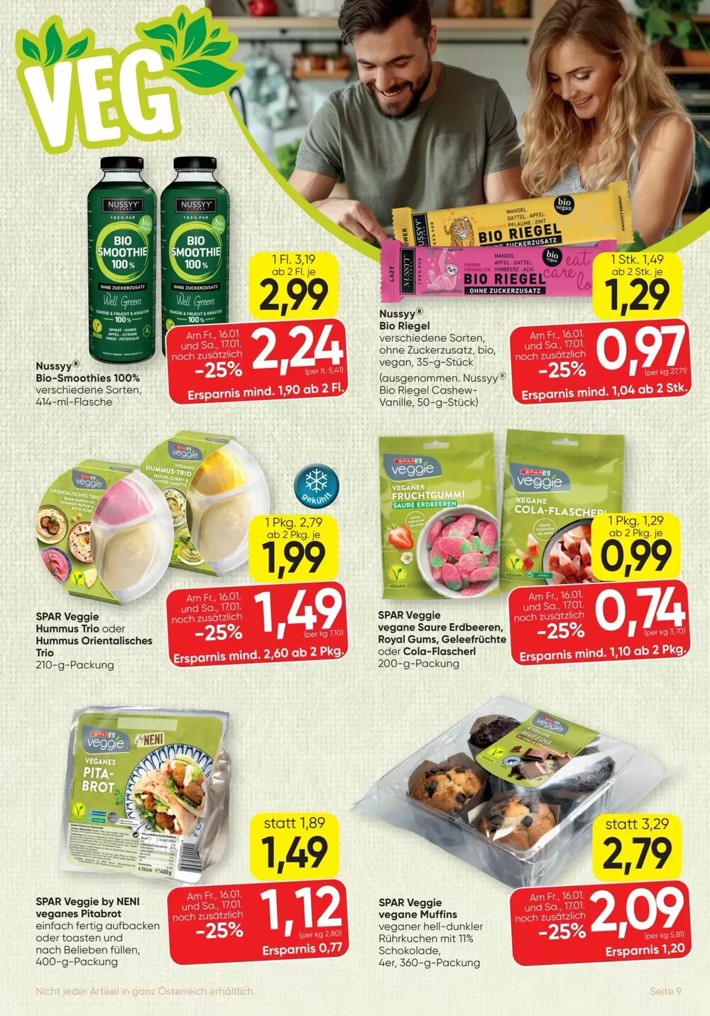 SPAR Gourmet Flugblatt (ab 15.01.2026) - Angebote und Prospekt - Seite 9