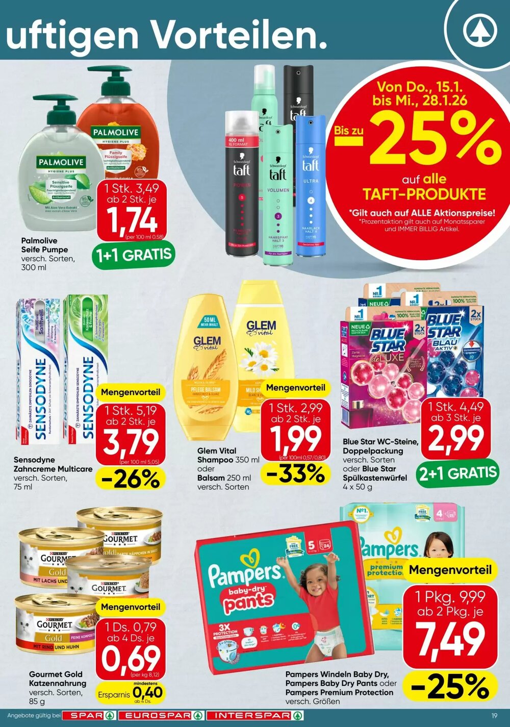 Spar Flugblatt (ab 15.01.2026) - Angebote und Prospekt - Seite 19