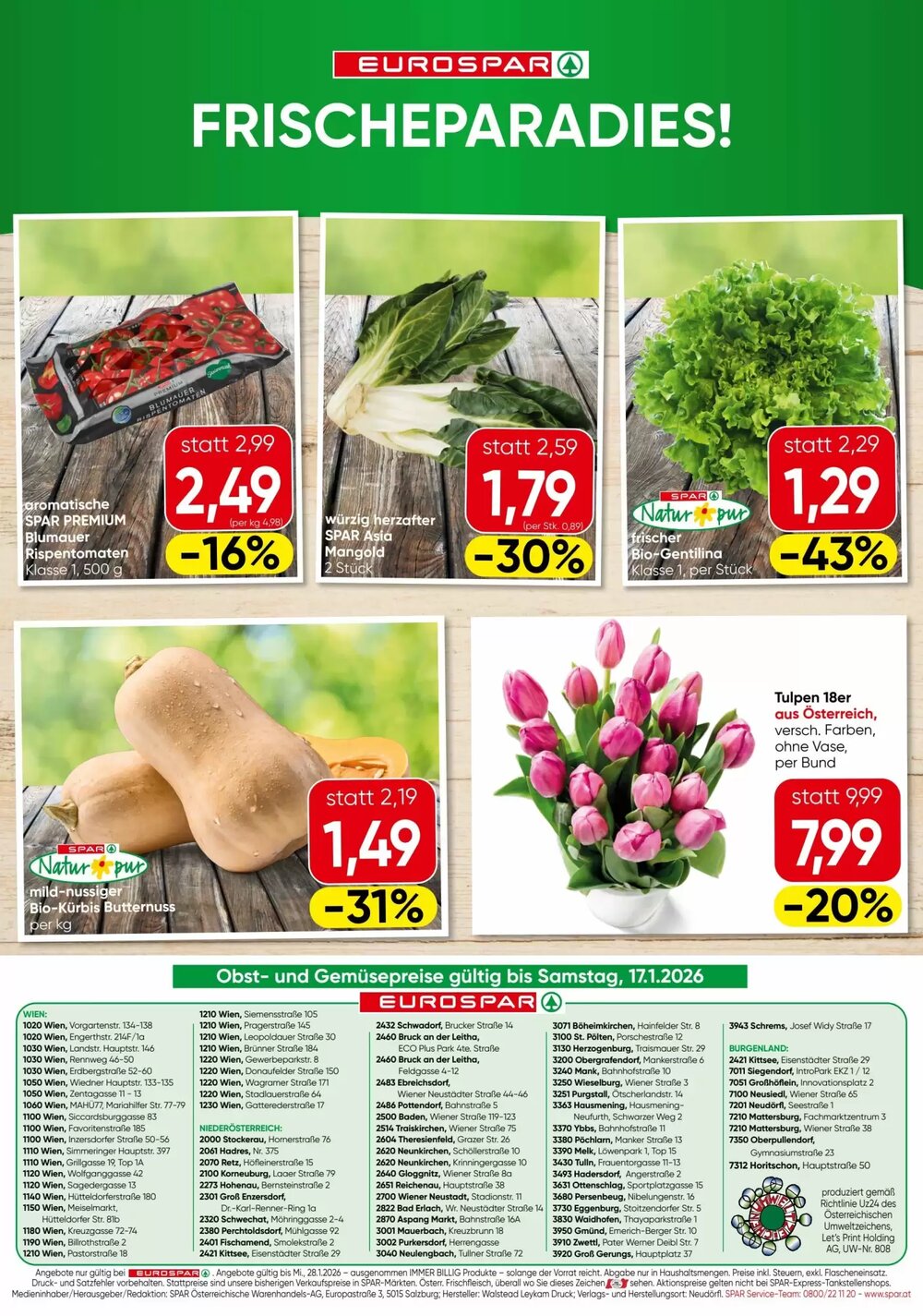 Eurospar Flugblatt (ab 15.01.2026) - Angebote und Prospekt - Seite 16