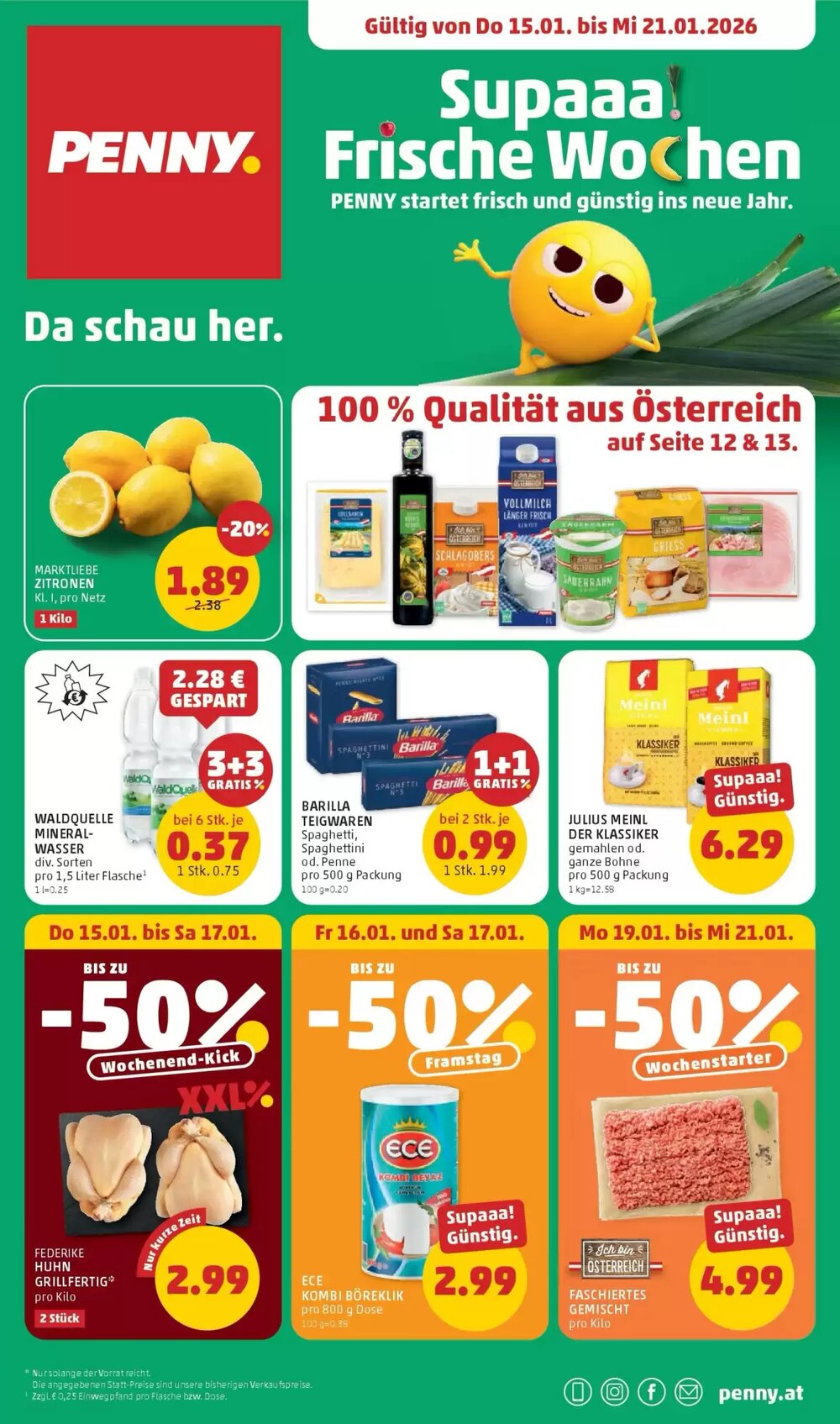 PENNY Flugblatt (ab 15.01.2026) - Angebote und Prospekt - Seite 1
