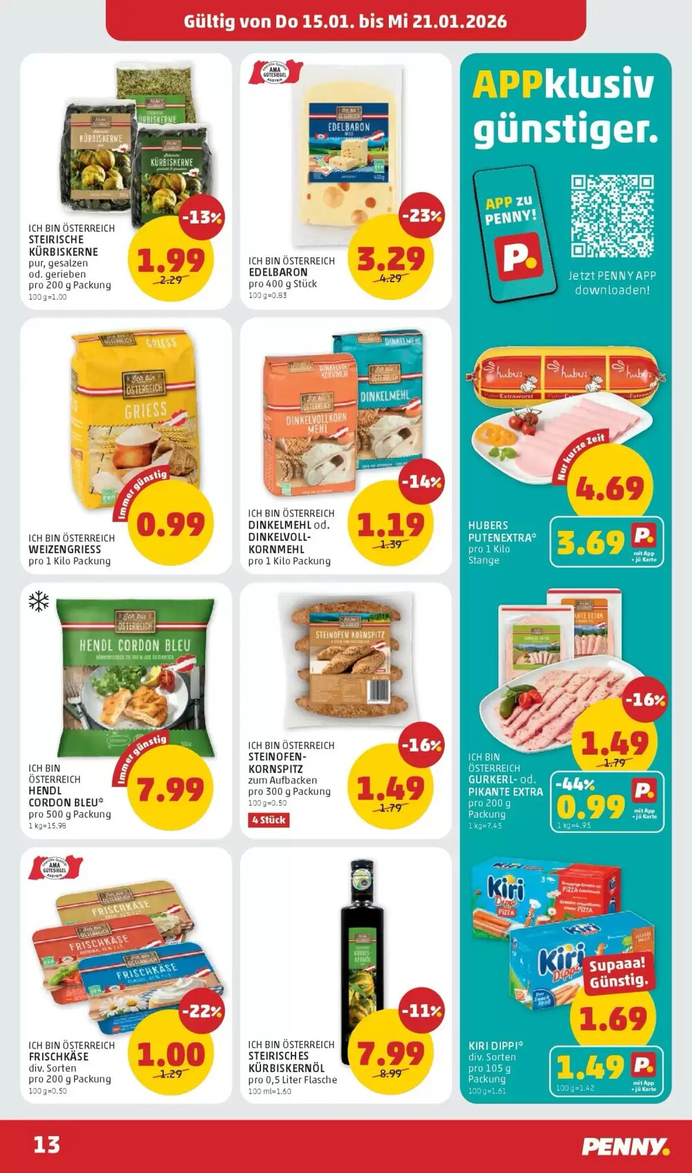 PENNY Flugblatt (ab 15.01.2026) - Angebote und Prospekt - Seite 13