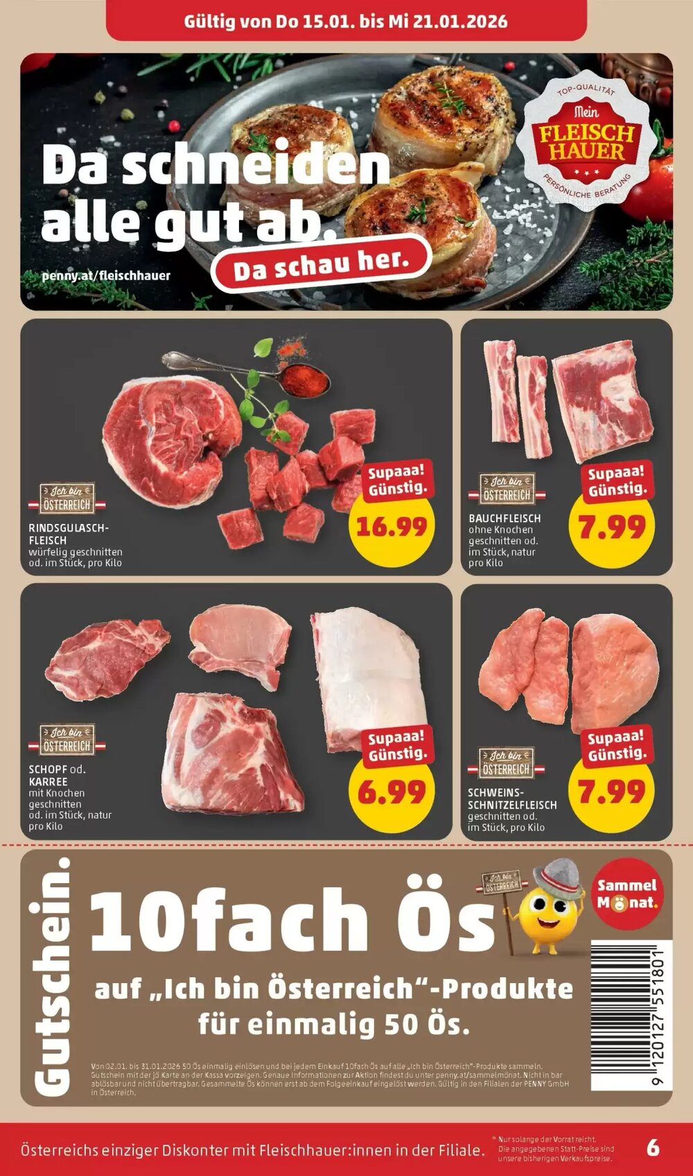 PENNY Flugblatt (ab 15.01.2026) - Angebote und Prospekt - Seite 6