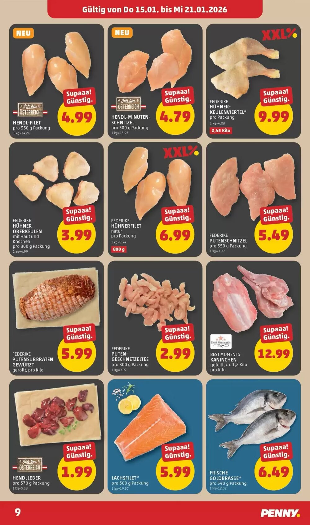 PENNY Flugblatt (ab 15.01.2026) - Angebote und Prospekt - Seite 9