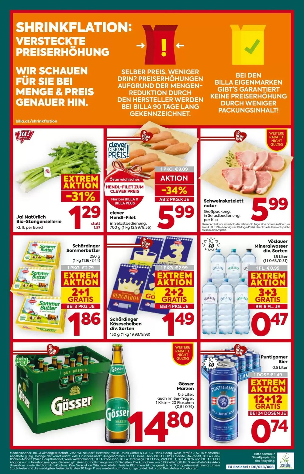 Billa Flugblatt (ab 15.01.2026) - Angebote und Prospekt - Seite 20