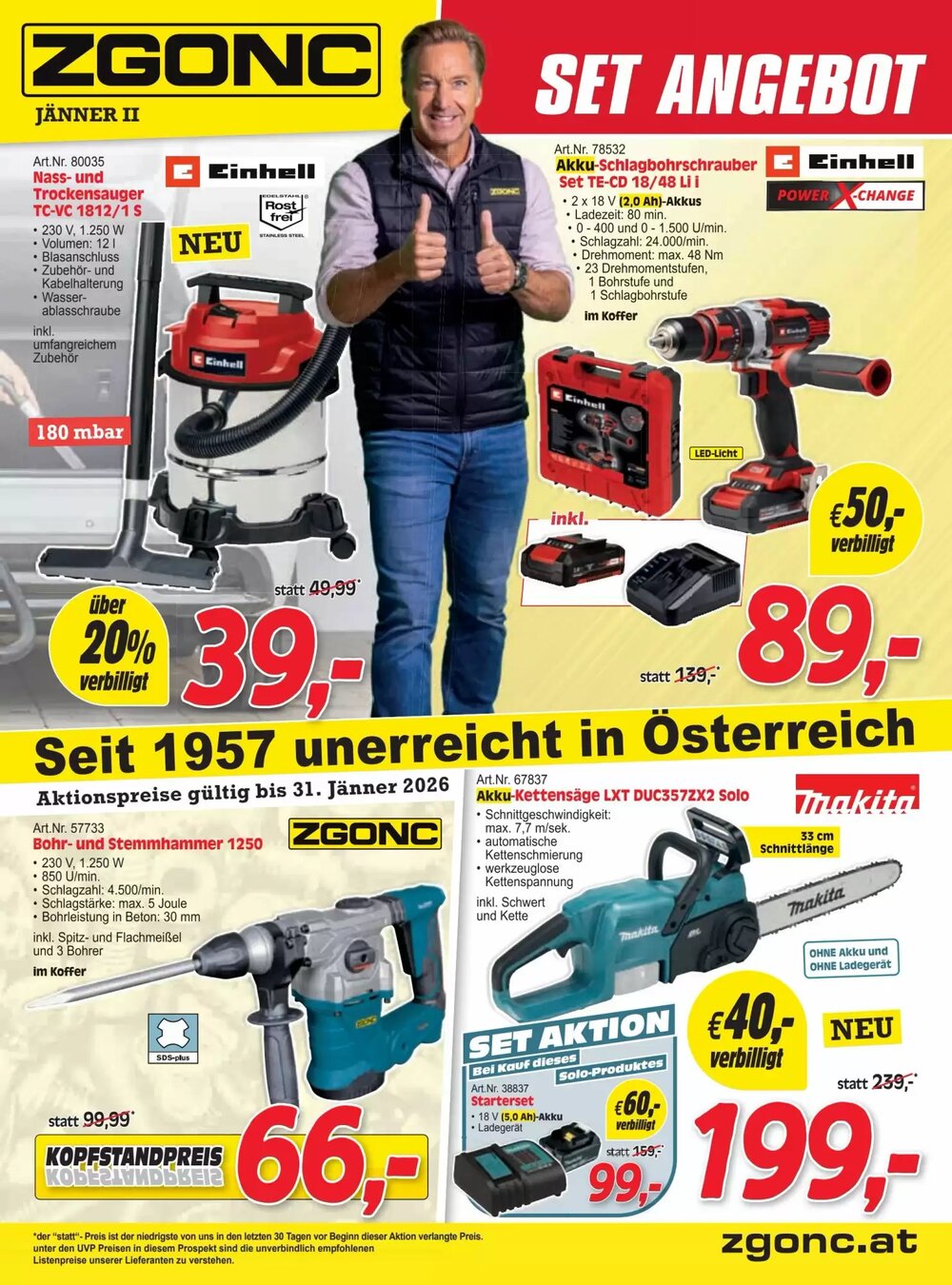 Zgonc Flugblatt (ab 15.01.2026) - Angebote und Prospekt - Seite 1